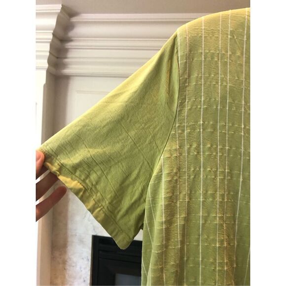 Froxx Women’s Green Striped Pattern 2 Piece Suit Blazer and Pants Size L - Picture 4 of 12